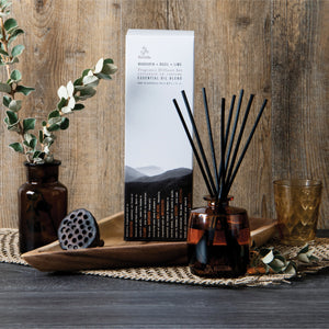 Mandarin+ Basil + Lime Fragrance Diffuser Set