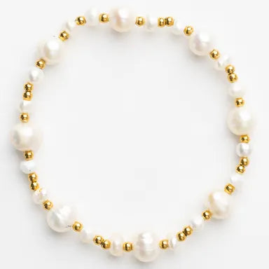 Marci Pearl Bracelet Gold