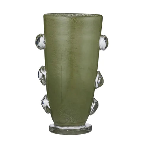 Marshall Glass Vase Olive
