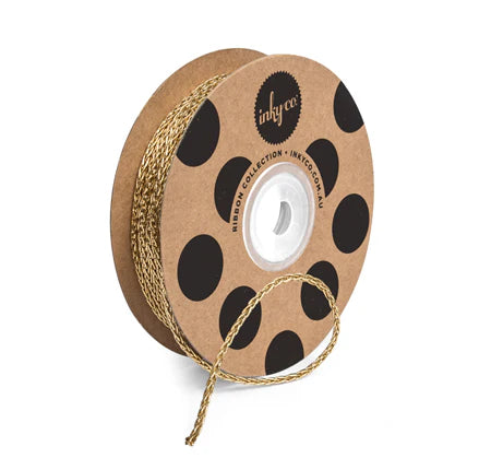 Metallic Woven Gold Cord