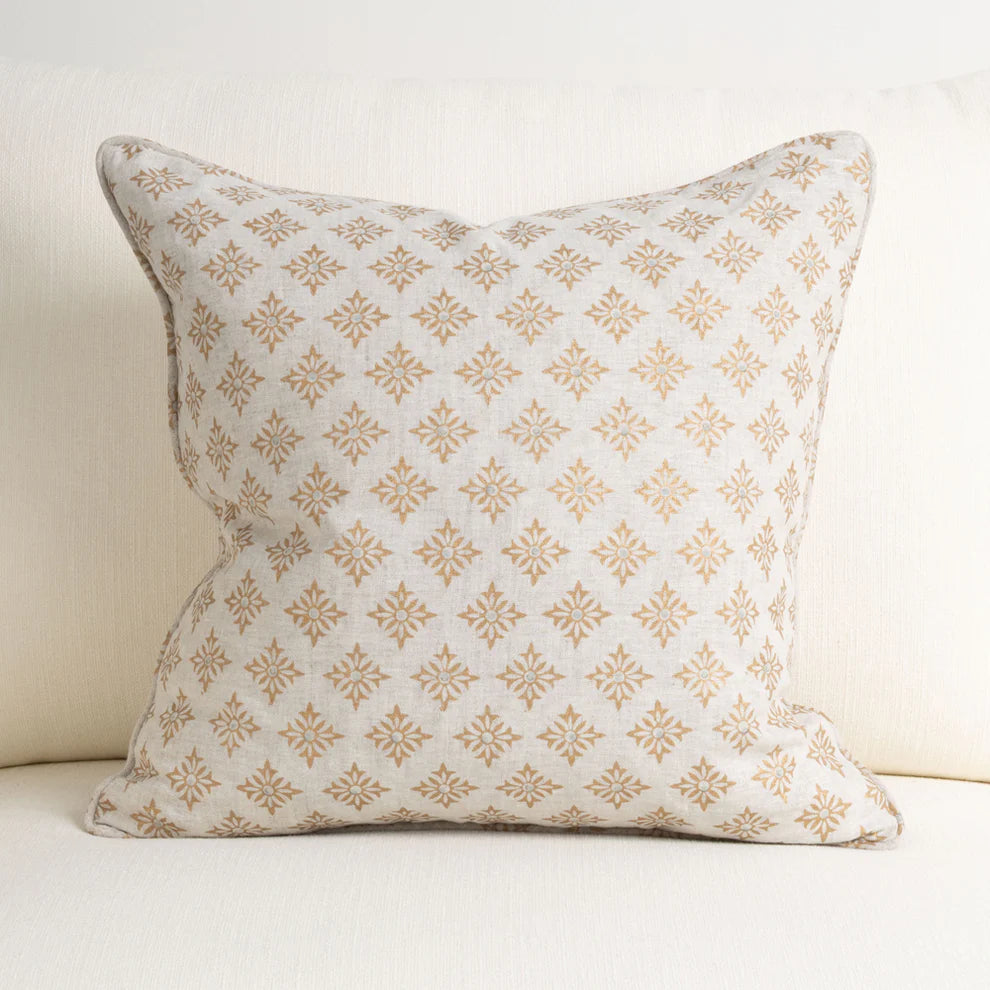 Millmark Square Cushion - Antique Blue Gold