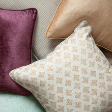 Millmark Square Cushion - Antique Blue Gold