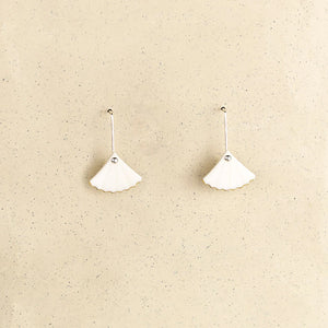 Small Ginko Drop Earrings