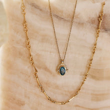 Mira Topaz Gold Necklace
