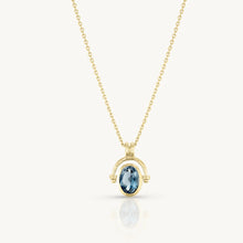 Mira Topaz Gold Necklace