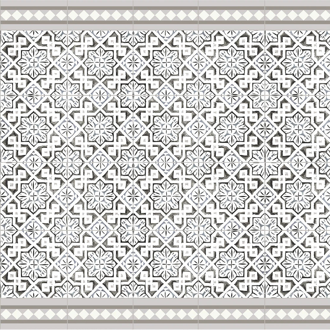 Morrocan Beige Vinyl Floor Mats