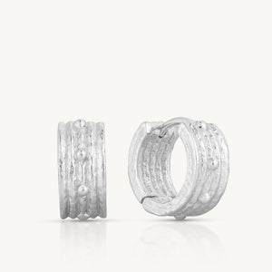Nala Silver Hoops