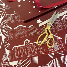 Noel Bordeaux Gift Wrap Set