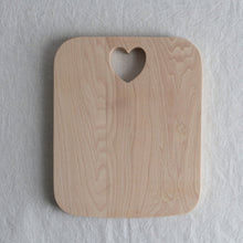 Oak Board With Heart Small