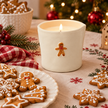 Bistro Ceramic Candle Gingerbread
