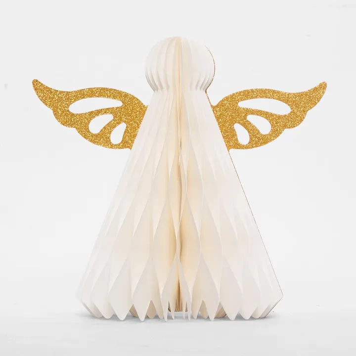 Standing Golden Paper Angel