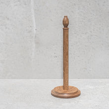 Oak Paper Towel Holder