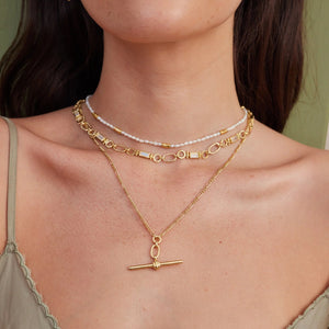 Petra Moonstone Gold Necklace