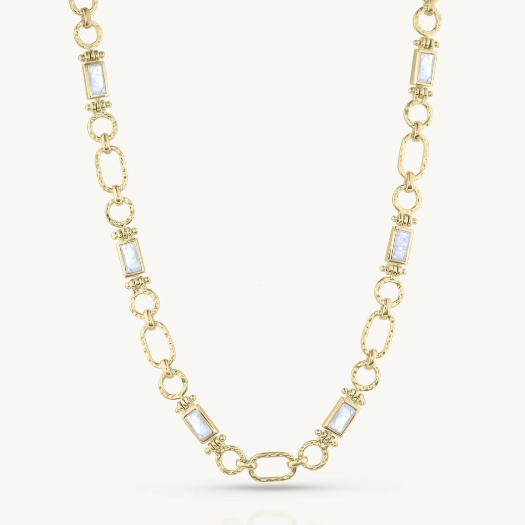 Petra Moonstone Gold Necklace