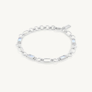 Petra Moonstone Silver Bracelet