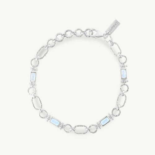 Petra Moonstone Silver Bracelet