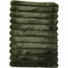 Puffer Faux Fur Throw