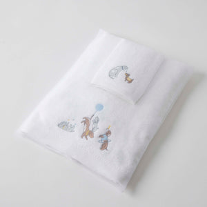Puppy Play Bath Towel + Washer Set