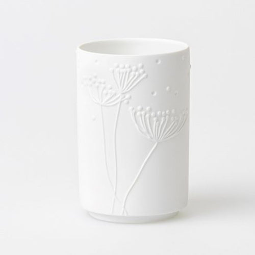 Queen Anne's Lace Embossed Vase