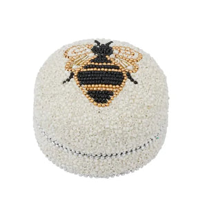 Queen Bee Beaded Trinket Box