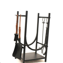 Fireplace Log Stand & Tools
