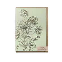 Sage Dahlia Greeting Card