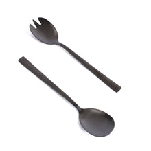 Salad Servers - Satin Black