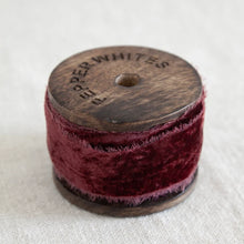 Silk Velvet Ribbon Pomegranate