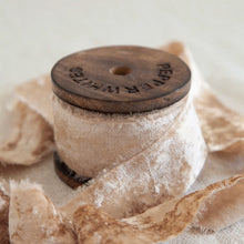 Silk Velvet Ribbon Silk Gold