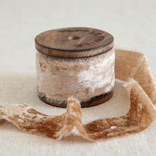 Silk Velvet Ribbon Silk Gold