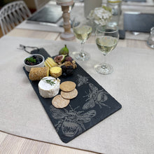 Slate Serving Paddle Large Bees