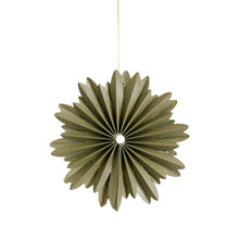 Olive Green Hanging Star Ornament