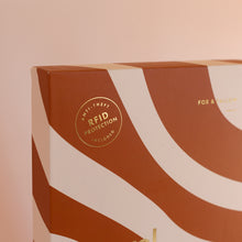 Rust Swirl Travel Wallet