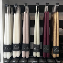 Taper Candles Pair Suede Eucalyptus