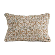 Floral lumbar cushion