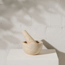 Travertine Mortar & Pestle