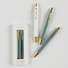 Trio Of Pens - Seaside