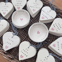 Ceramic Heart Tag - Me + You