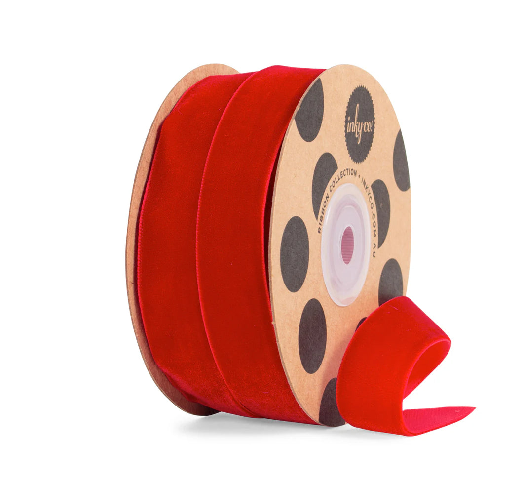 Velvet Ribbon Red