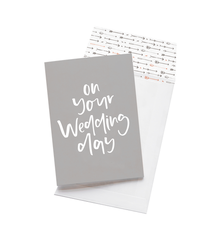 On Your Wedding Day Greeting Card