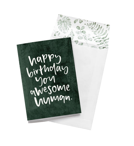 Happy Birthday you Awesome ... Greeting Card