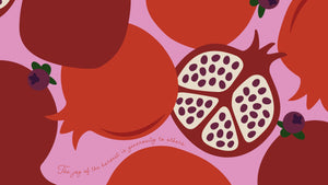 Paper Placemats - The Harvest Collection Pomegranate