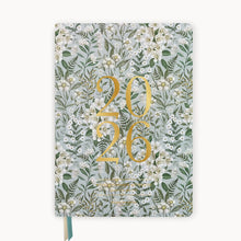 Floral notebook with '2026' on a white background