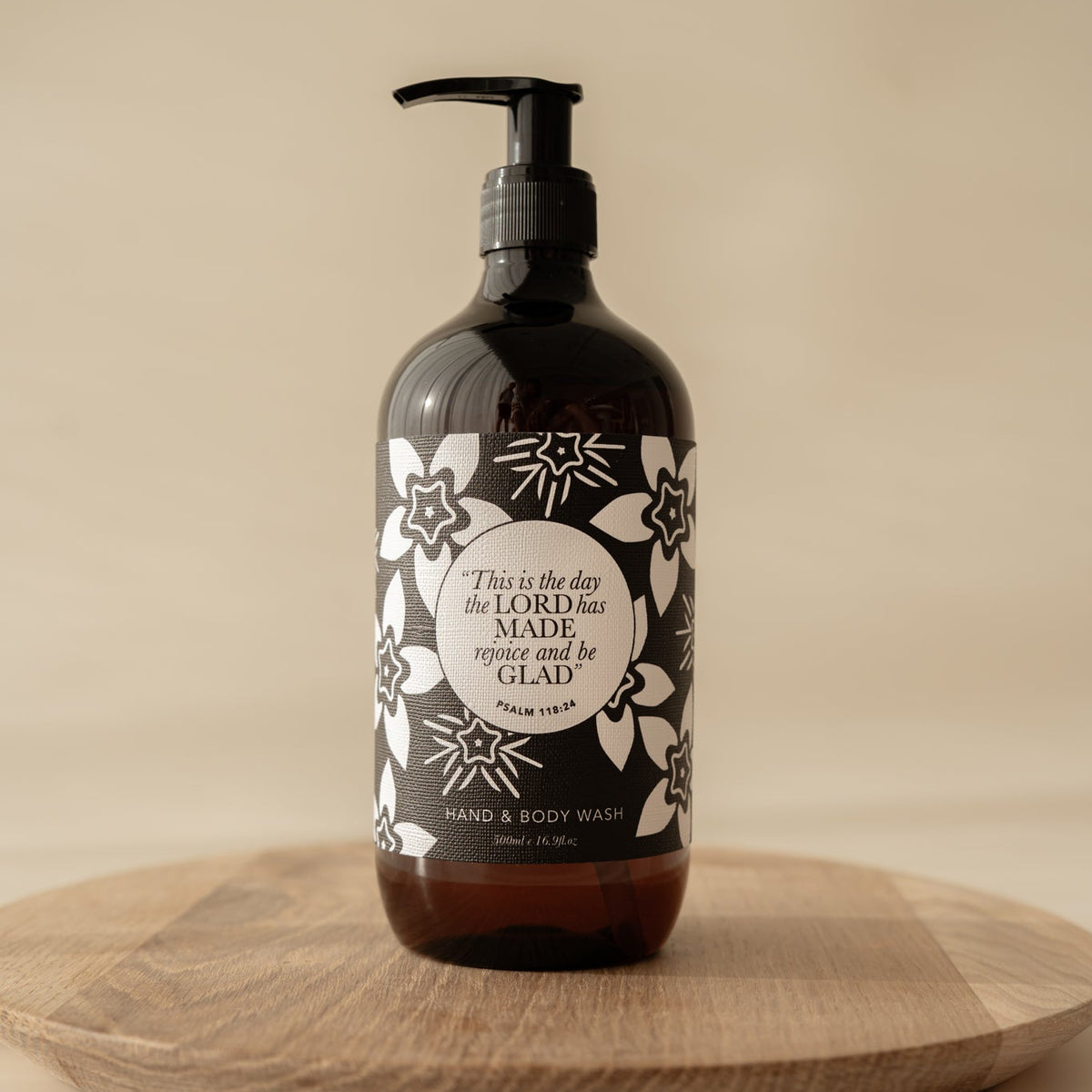 Well Versed Homes Hand and Body Wash with bible verse from Psalm