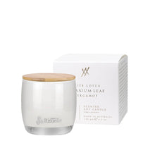 White Lotus, Geranium Leaf, Bergamot Soy Candle 140gm