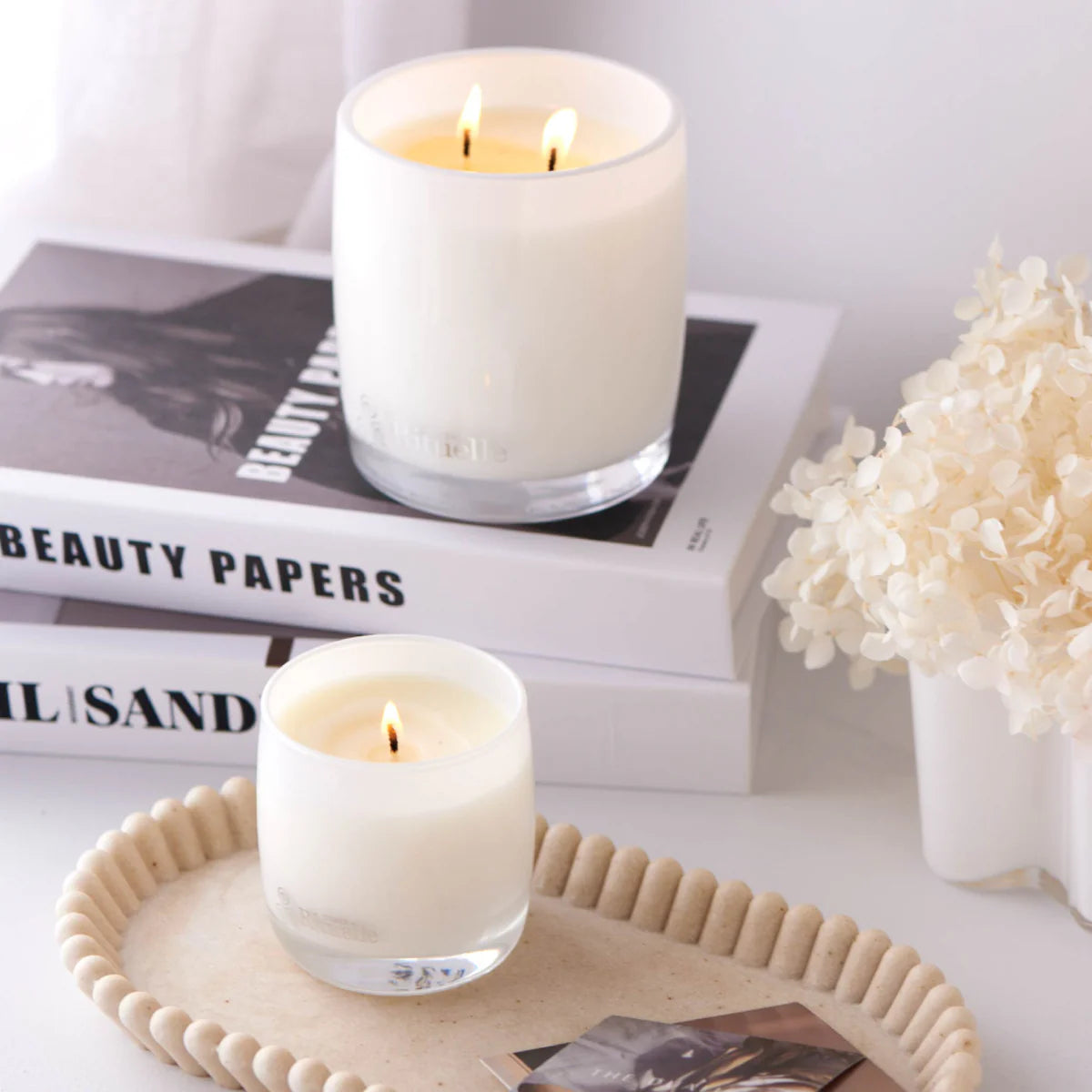 White Lotus, Geranium Leaf, Bergamot Soy Candle 140gm