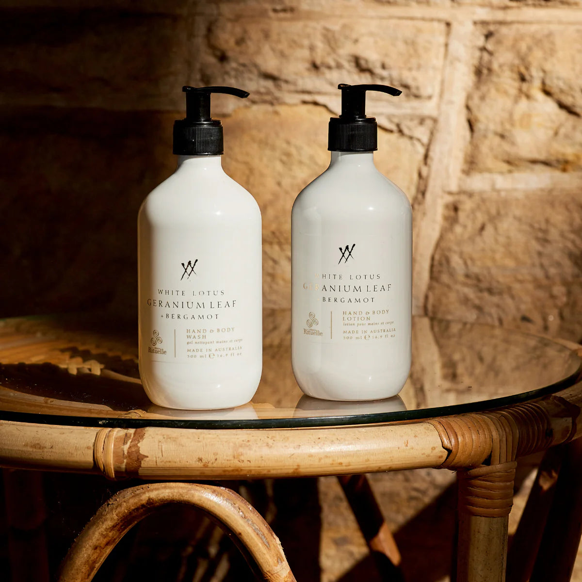 White Lotus, Geranium Leaf, Bergamot Hand & Body Lotion