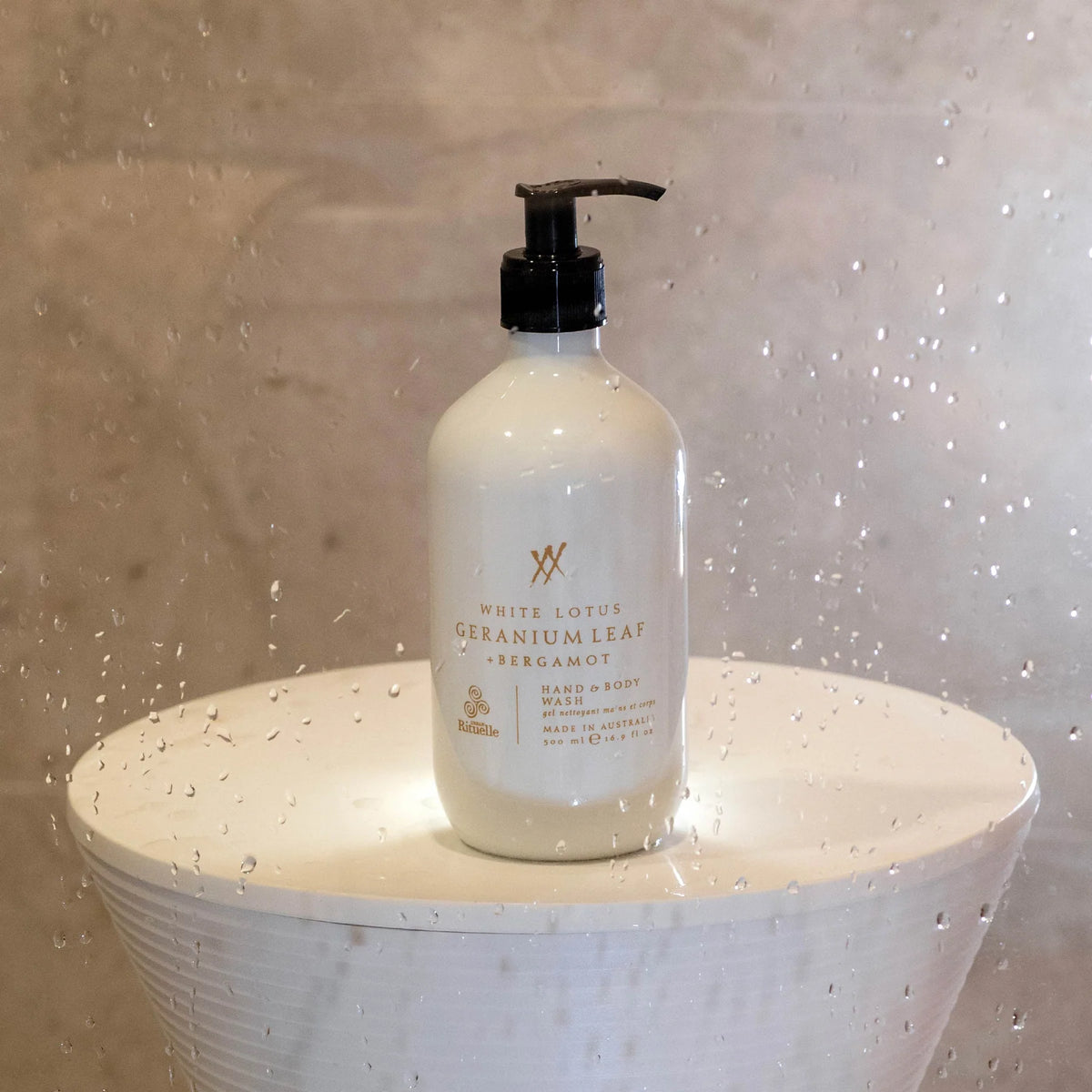 White Lotus, Geranium Leaf, Bergamot Hand & Body Wash