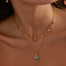 Mira Topaz Gold Necklace