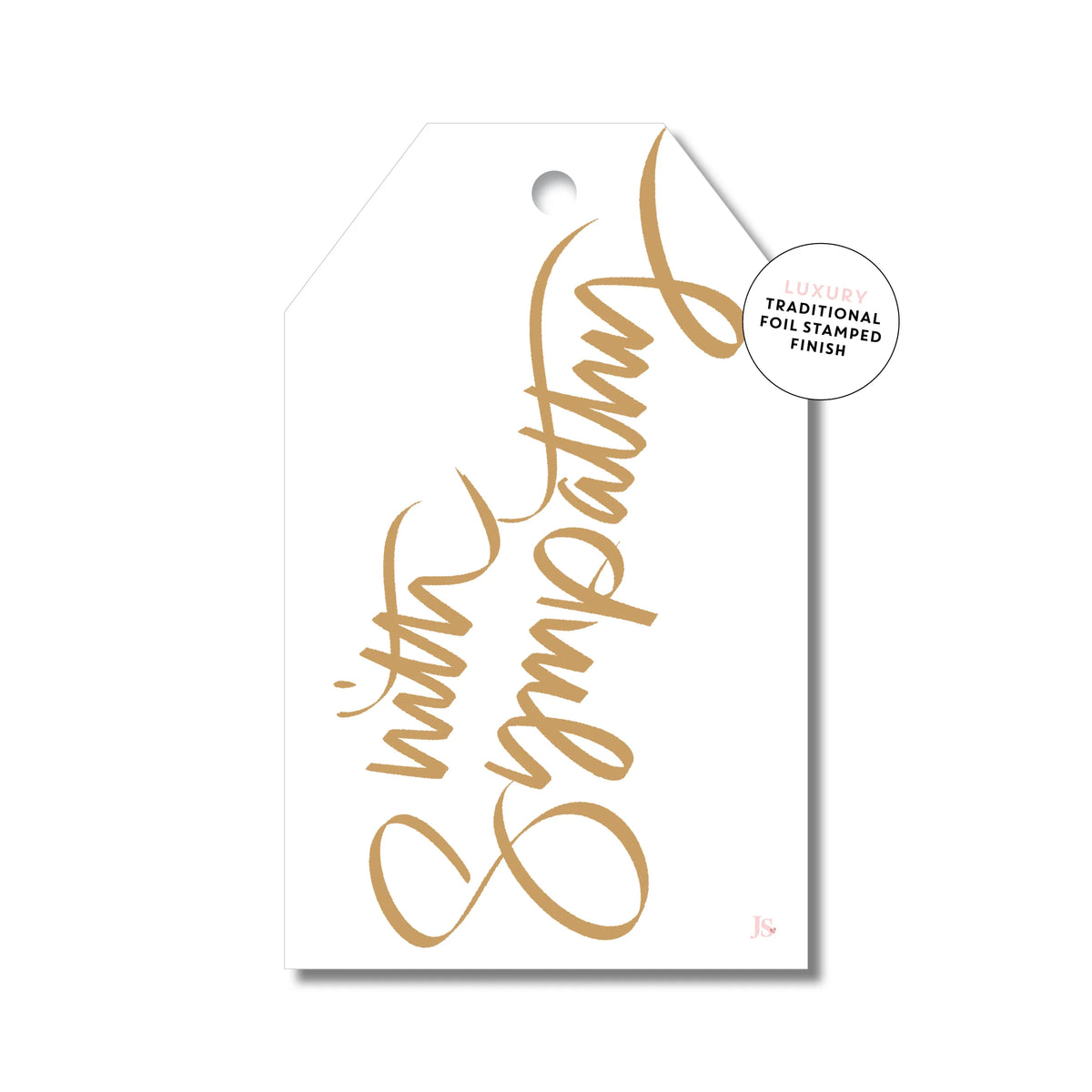 With Sympathy Gift Tag